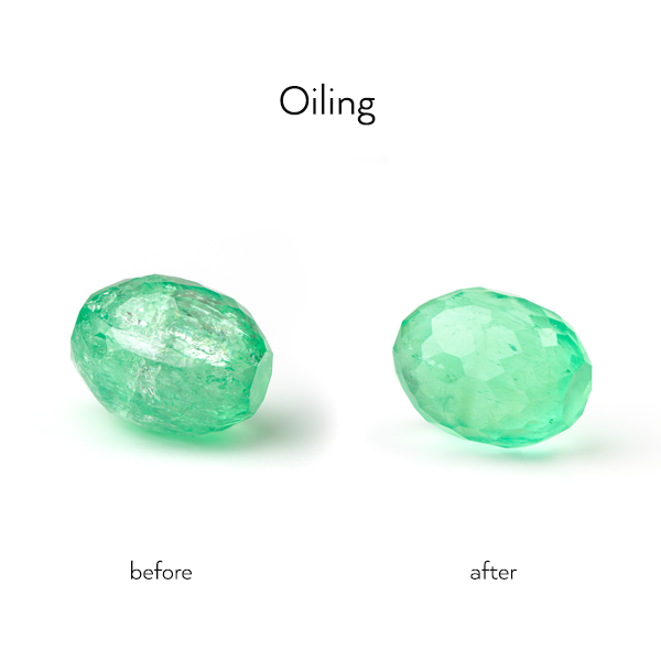 Cleaning & oiling of emeralds GGTL